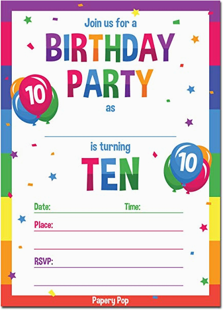 girls-10th-birthday-cupcake-invitations