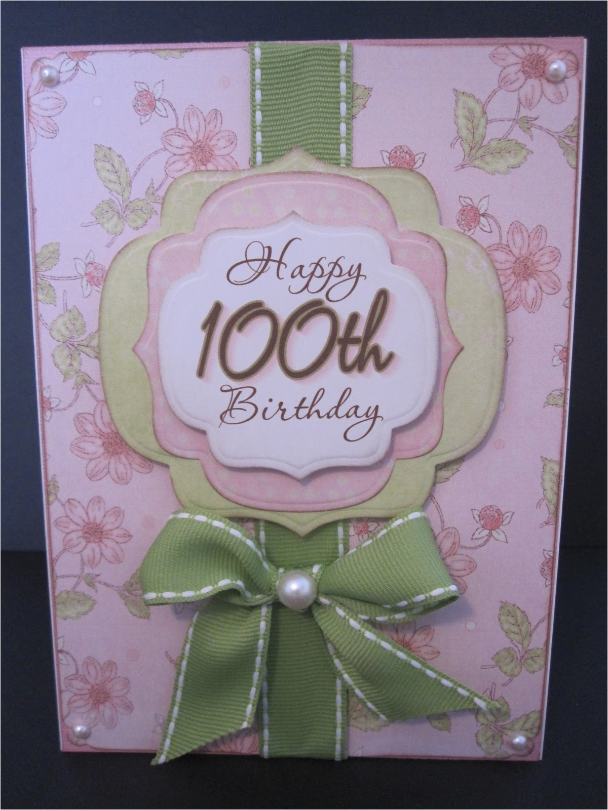 100th Birthday Card Ideas Paperpastime 100th Birthday