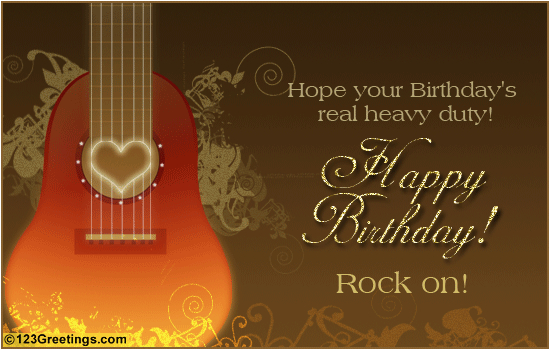 123 Free Birthday Greeting Cards with Music Rock This Birthday Free songs Ecards Greeting Cards