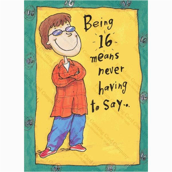 16th Birthday Card Boy wholesale Bulk Dropshipper 16th Birthday Card for Boy