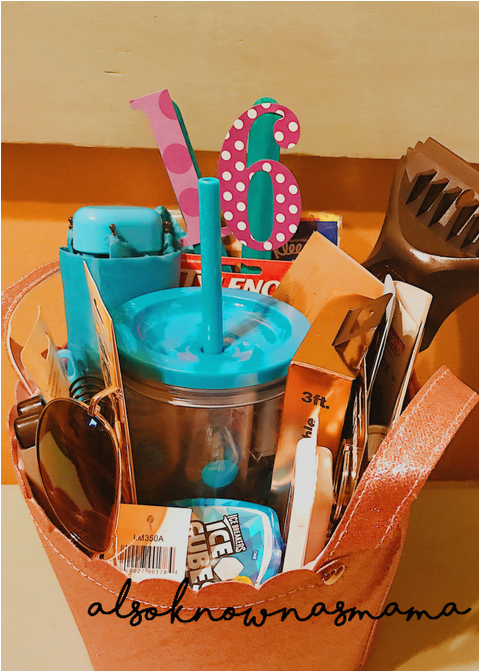 16th Birthday Gift Ideas for Her 16th Birthday Gift Basket Sweet Sixteen