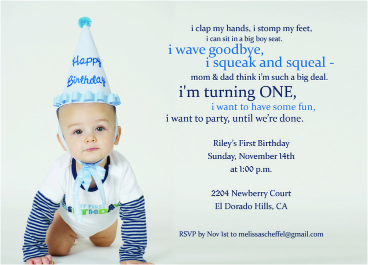 1st Birthday Quotes for Invitations 9 Best H 1st Birthday Images On Pinterest Birthday Party