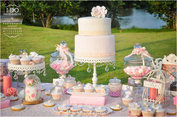 1st Birthday Table Decorating Ideas Kara 39 S Party Ideas Vintage Shabby Chic 1st Birthday Party