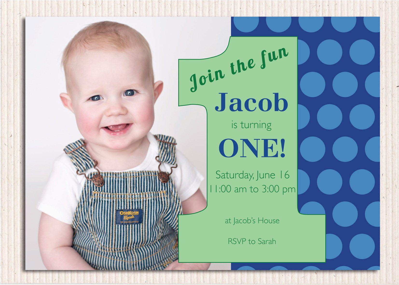 1st Year Birthday Invitation Templates 16 Best First Birthday Invites Printable Sample