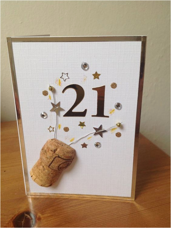 21st Birthday Card Ideas for A Boy 21st Birthday Card Champagne Celebrations Verjaardag