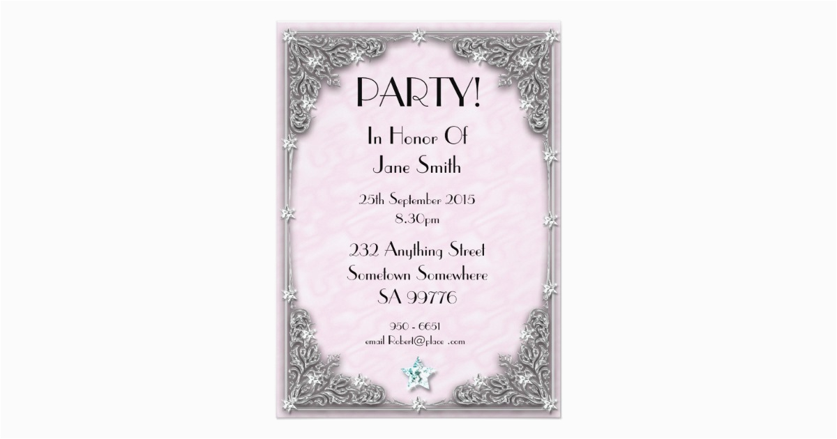 40 Year Old Birthday Invitations Birthday Party Invitation 40 Years Old Zazzle