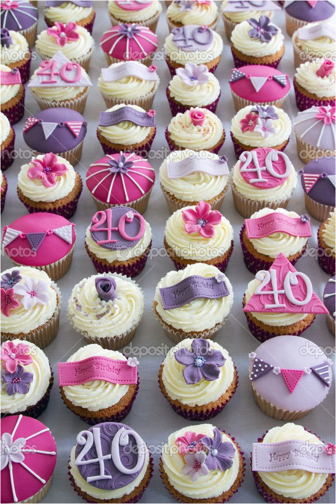 40th Birthday Cupcake Decorations 17 Best Ideas About 40th Birthday Cupcakes On Pinterest