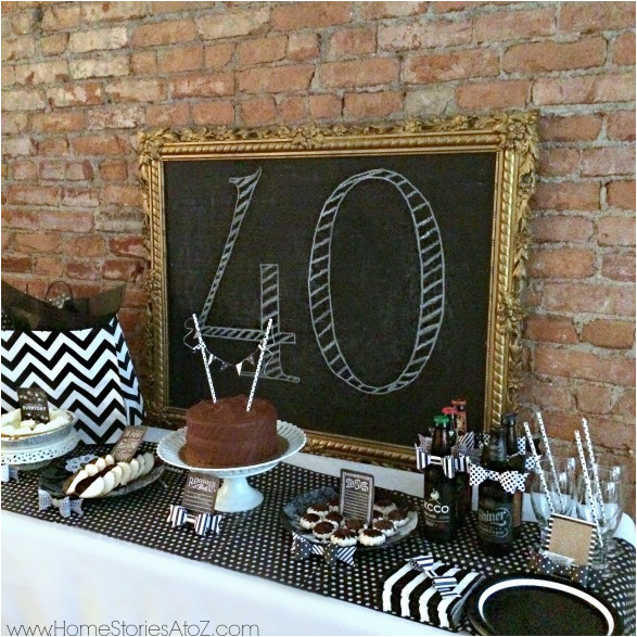 40th Birthday Decorations for Men 40th Birthday Party Idea for A Man