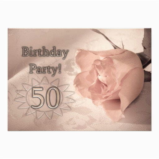 50 Years Old Birthday Invitations Birthday Party Invitation 50 Years Old 13 Cm X 18 Cm