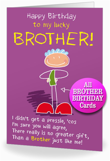 50th Birthday Cards for Brother Card for Brother Birthday Cards for Brothers