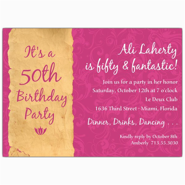 50th Birthday Invitation Quotes Quotes for 50th Birthday Invitations Quotesgram