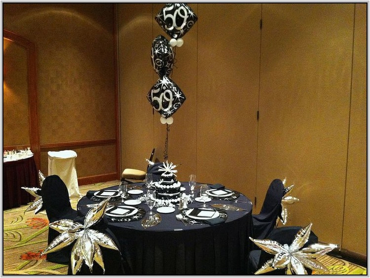 50th Birthday Party Decorations Black and Silver 50th Birthday Party Decorations Black and Silver