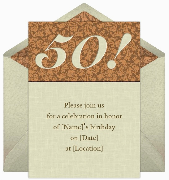50th Birthday Party Invitation Samples 50th Birthday Invitations Wording Samples Eysachsephoto Com