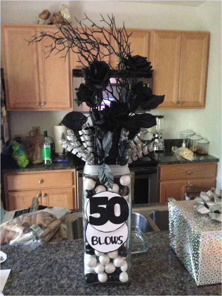50th Birthday Table Decorations Ideas 50th Birthday Table Centerpiece Ideas for Men 736px