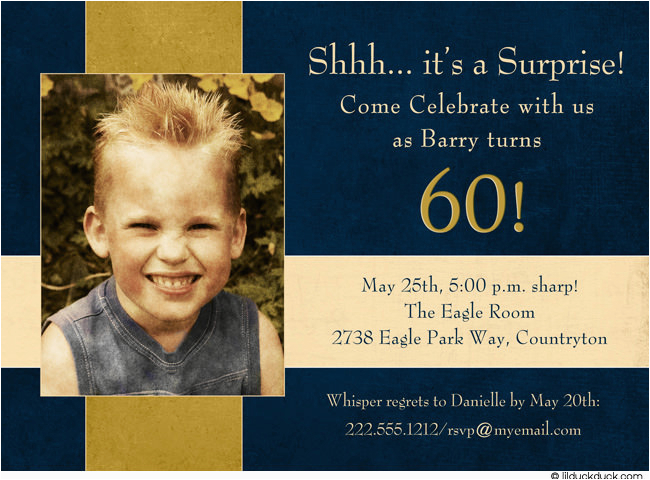 60 Surprise Birthday Invitations Surprise 60th Birthday Party Invitations Wording Free