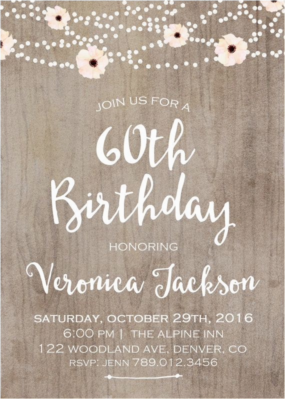 60th Birthday Celebration Invitations Best 25 60th Birthday Invitations Ideas On Pinterest