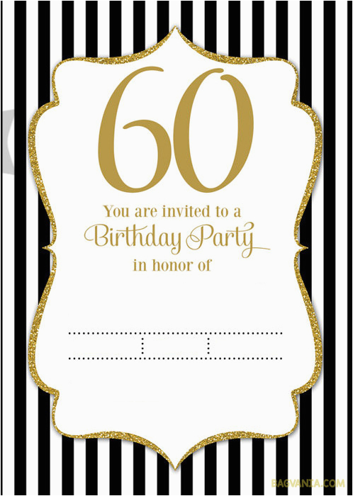 60th Birthday Invitation Template Free Printable 60th Birthday Invitation Templates Free