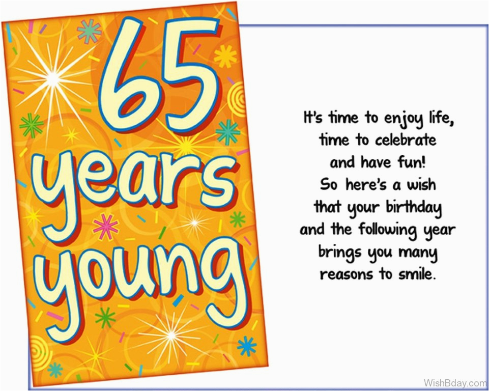 65 Birthday Card Messages 65th Birthday Wishes Messages Cards 65th Birthday