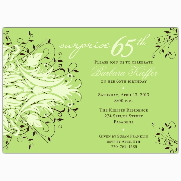 65th Birthday Invitation Wording andromeda Navy Surprise 65th Birthday Invitations Paperstyle