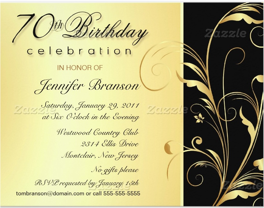 70th Birthday Invitation Wording Ideas 70th Birthday Party Invitation Wording Dolanpedia