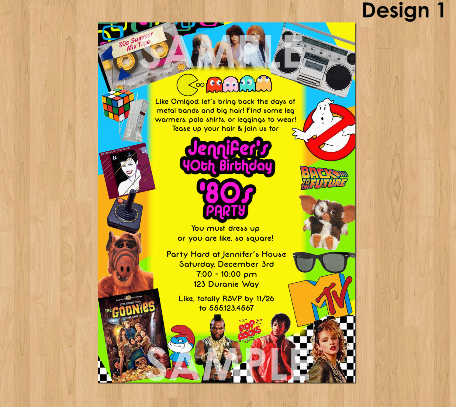 80s theme Birthday Invitations 80s Party Invitation 80s Birthday Invitation Printable 40th 80s theme Birthday Invitations 80s Party Invitation 80s Birthday Invitation Printable 40th