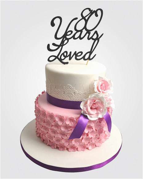80th Birthday Decorations Uk 80th Birthday Cake Cl9156 Panari Cakes