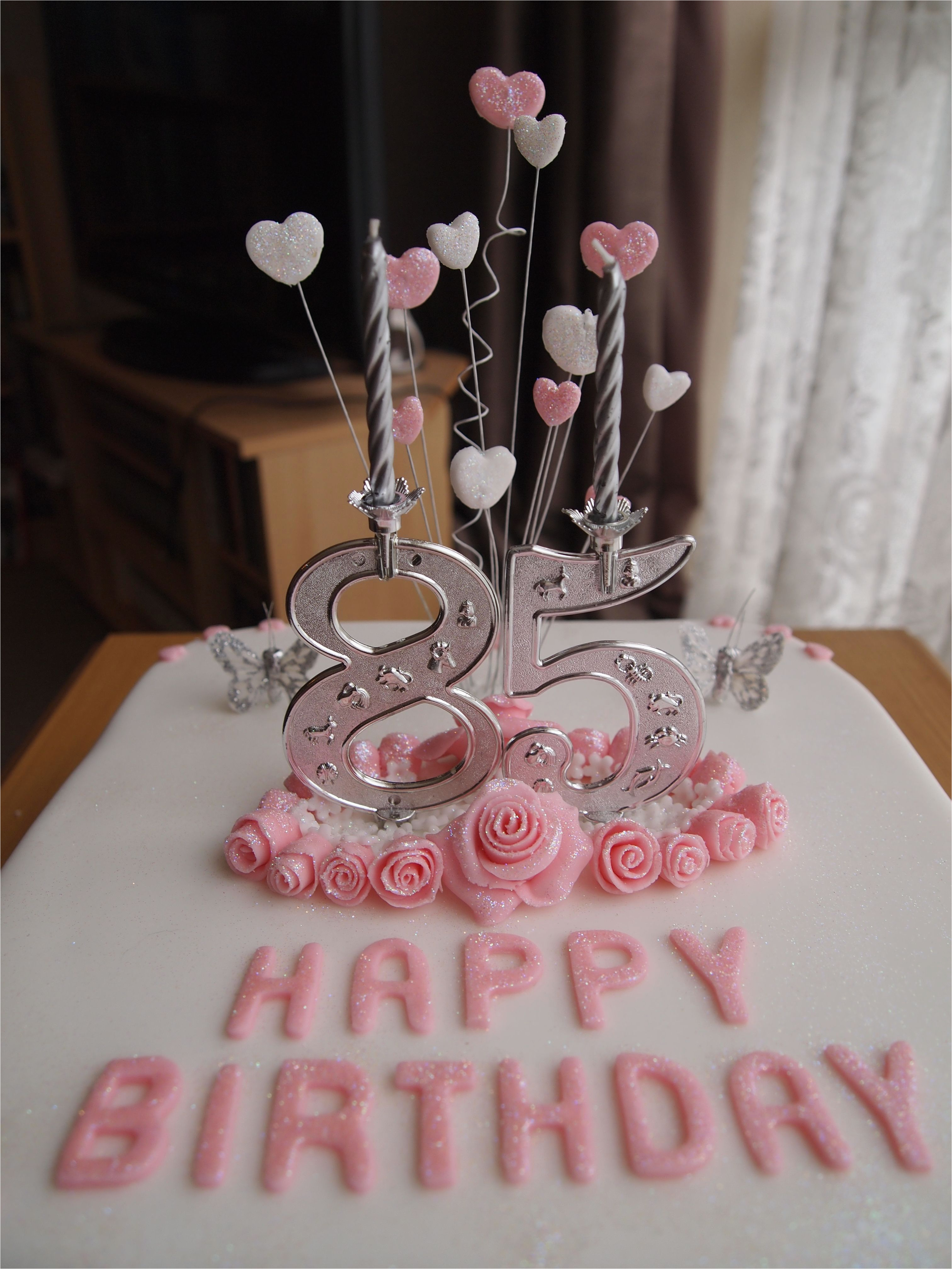 85th Birthday Decorations 85th Birthday Cake Cakes Pinterest Birthday Cakes