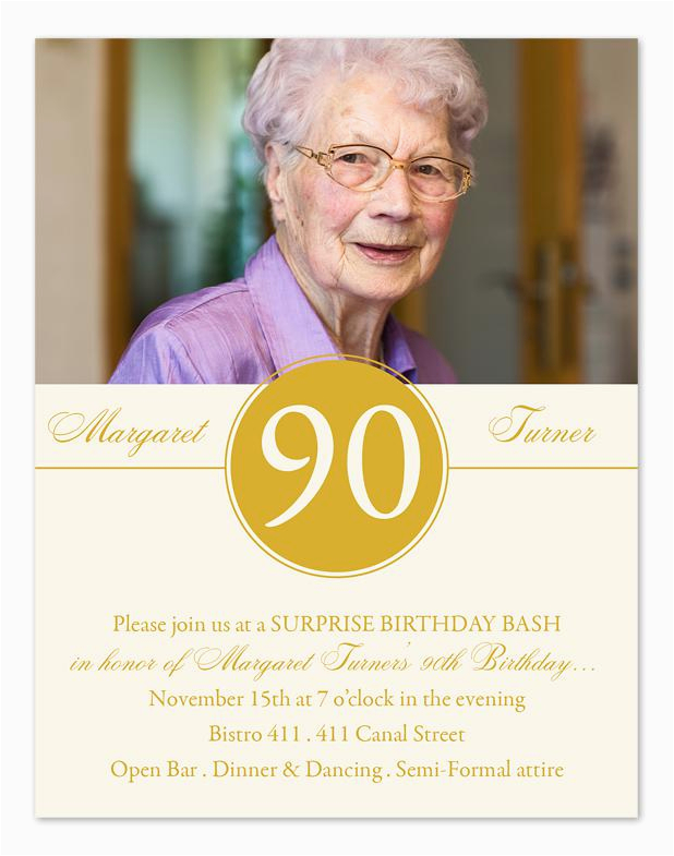90th Birthday Invitation Wording Samples 15 90th Birthday Invitations Tips Sample Templates