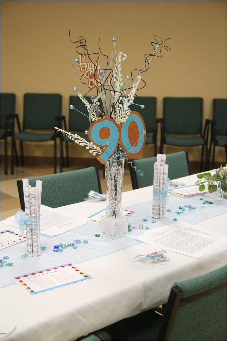 90th Birthday Table Decorations 25 Best Images About 90th Birthday Ideas On Pinterest