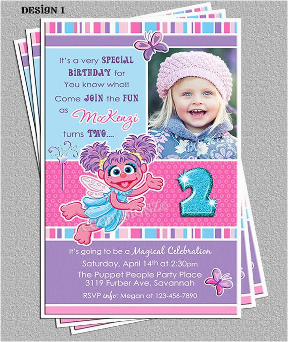 Abby Cadabby Birthday Invitations Abby Cadabby Birthday Party Invitations Diy Digital File You