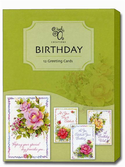 Assorted Boxed Birthday Cards Celebrating You 12 Birthday Cards with Envelopes