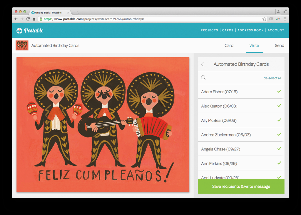 Automatic Birthday Card Sender How to Send Automated Birthday Cards with Postable