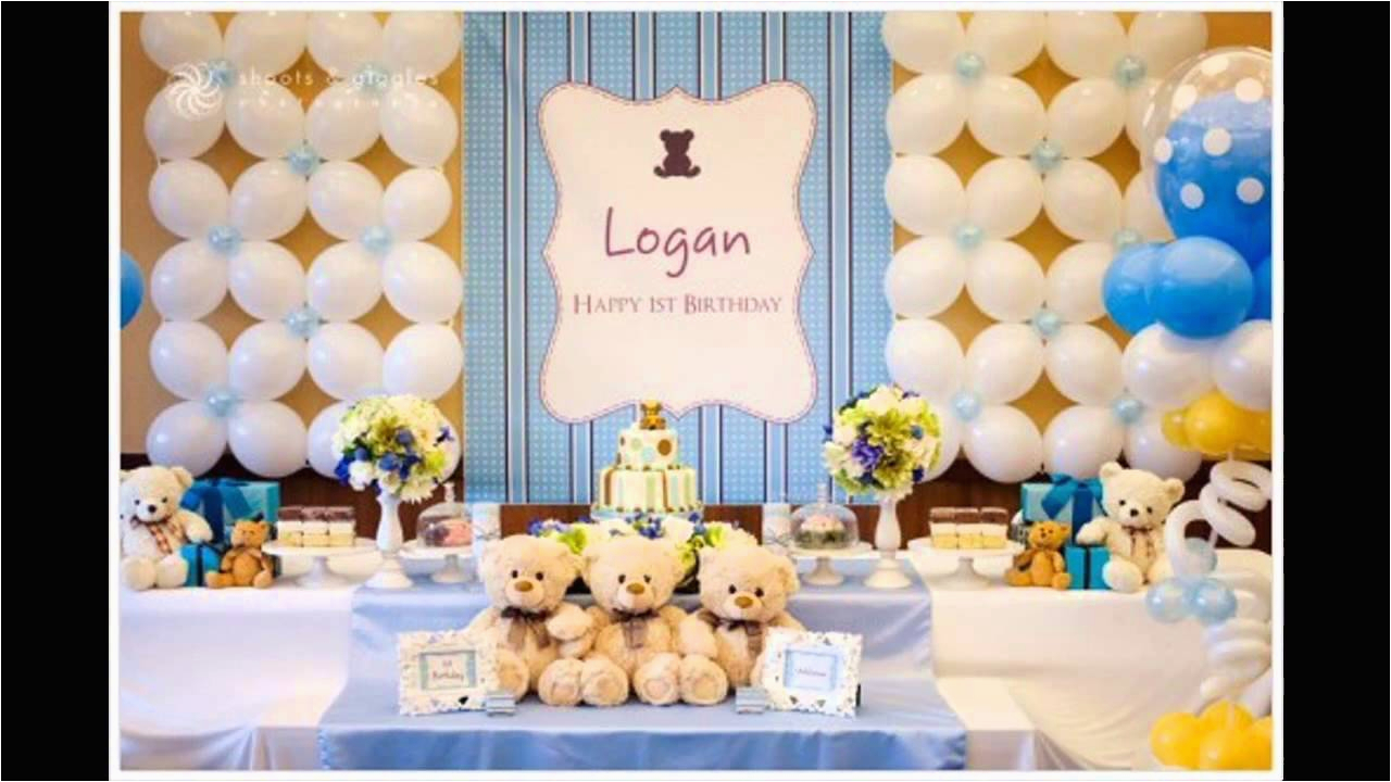 Baby Boy First Birthday Party Decorations 1st Birthday Party themes Decorations at Home for Boys