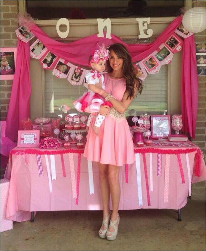 Baby Girl 1st Birthday Decoration Ideas 1st Birthday Ideas My Baby Almost One Time Flies