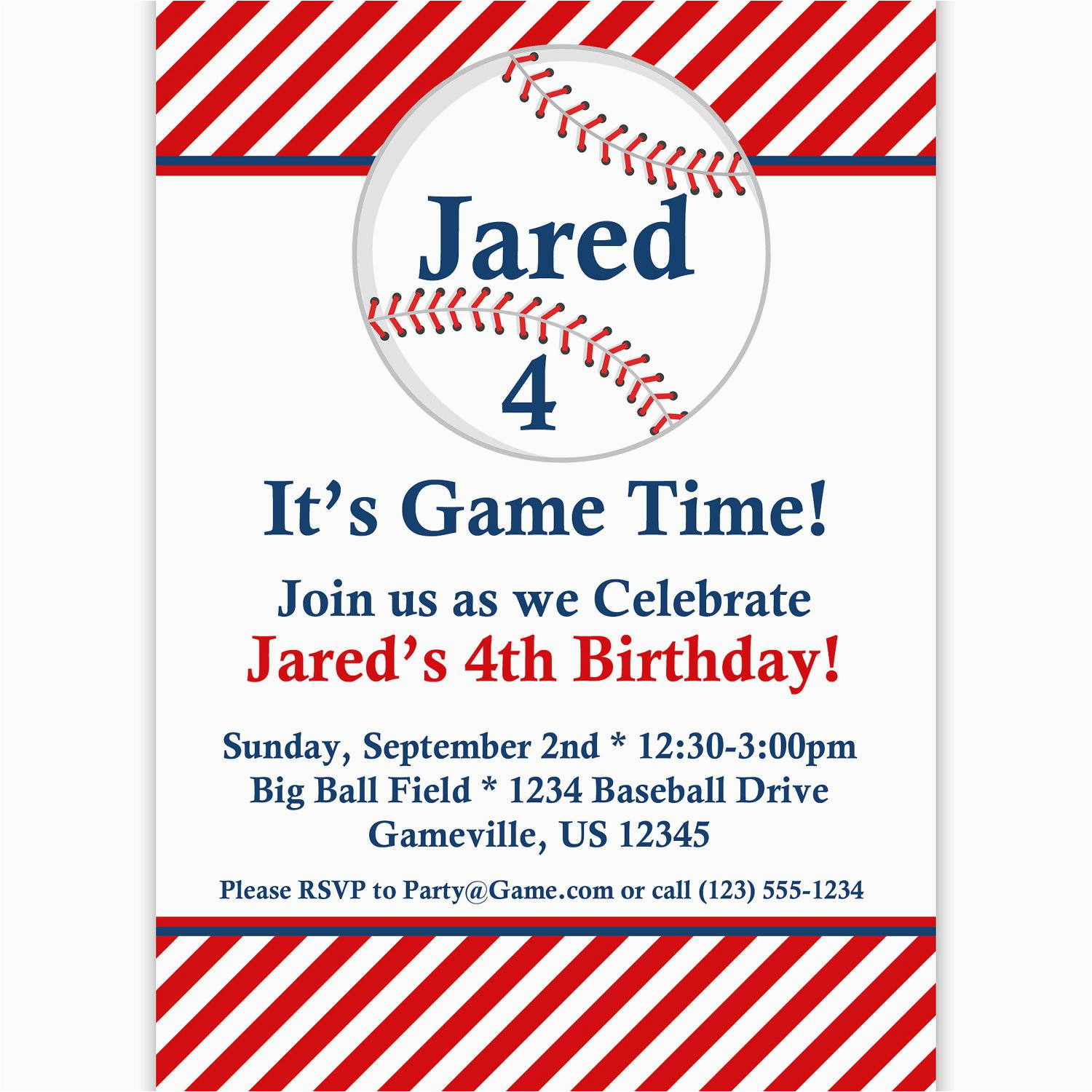 Baseball Birthday Invitation Wording Baseball Party Invitations Party Invitations Templates