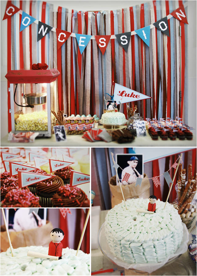 Baseball Decorations for Birthday Party Luke S Baseball theme Birthday Party