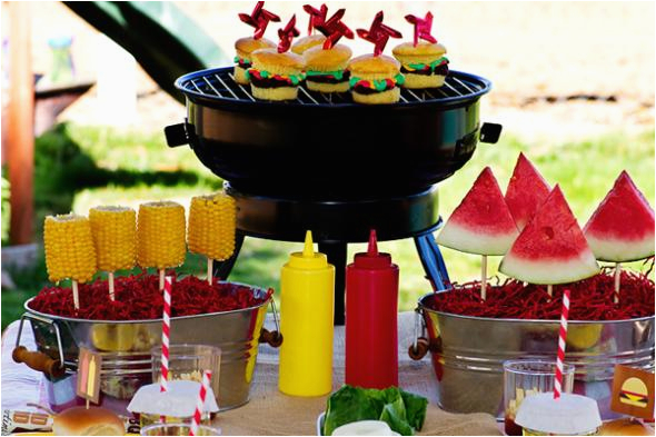 Bbq Birthday Party Decorations Easy Bbq Decorations