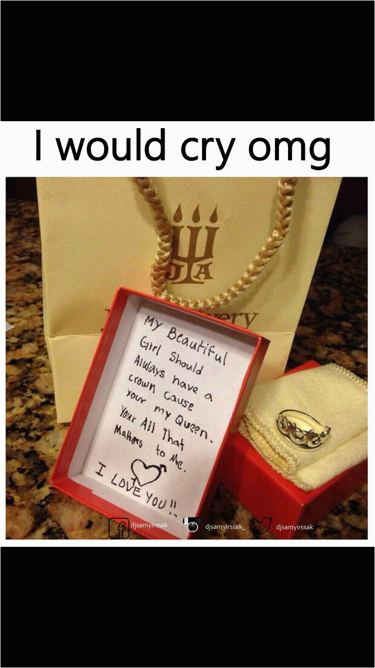 Best Gift for My Girlfriend On Her Birthday This is soooo Cute and Sweet Rings Pinterest