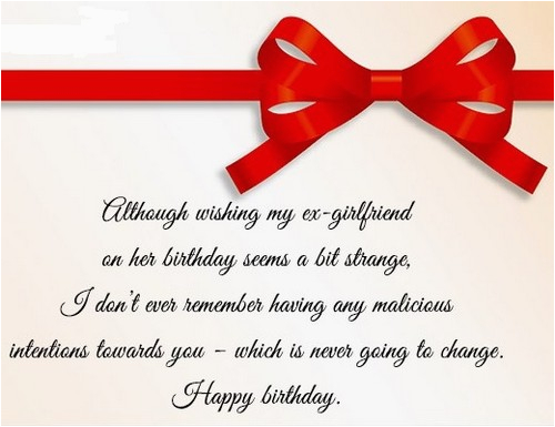 Birthday Card for Ex Girlfriend 30 Happy Birthday Ex Girlfriend Quotes Wishesgreeting