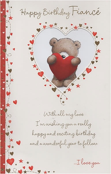 Birthday Card for Fiance Male Male Relation Birthday Cards Happy Birthday Fiance