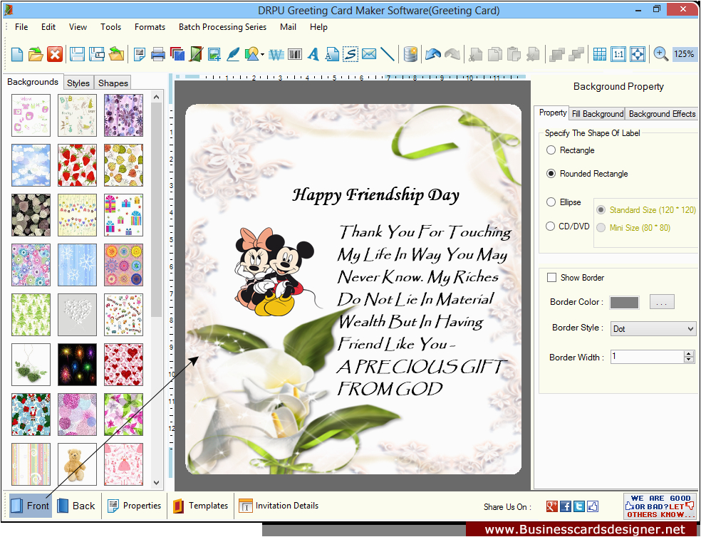 Birthday Card Making software Greeting Cards Designer software Card Maker Create