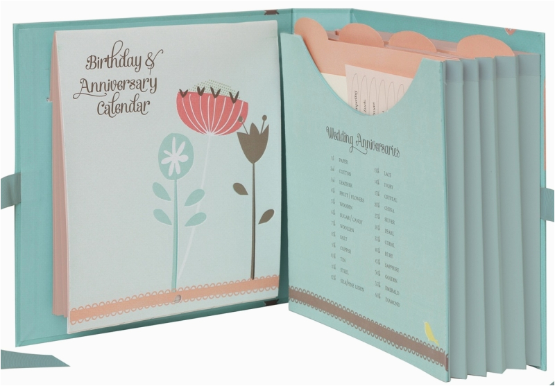 Birthday Card organiser Book Mojolondon K Two Birthday Card Book