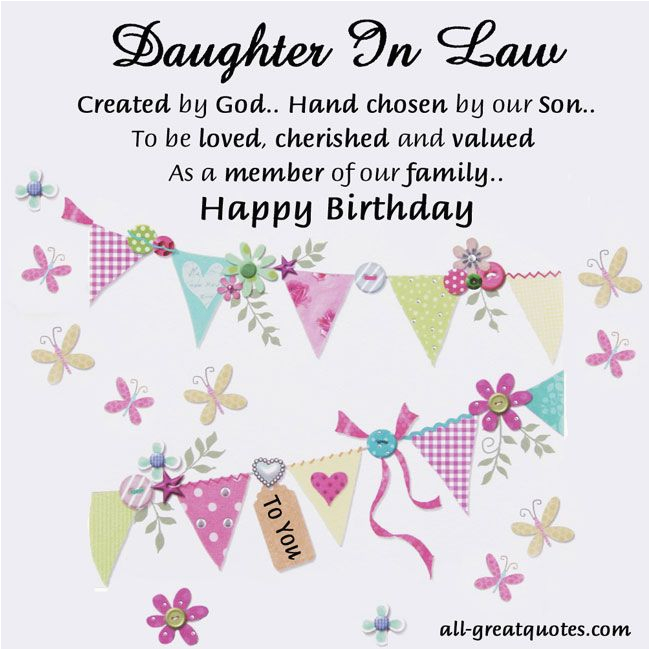 Birthday Card Poems for Daughter In Law Sweetest Daughter In Law Birthday Cards to Share