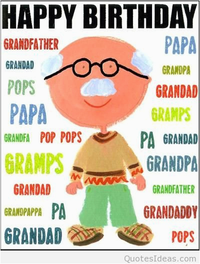 Birthday Card Sayings for Grandpa Happy Birthday Grandfather Quotes