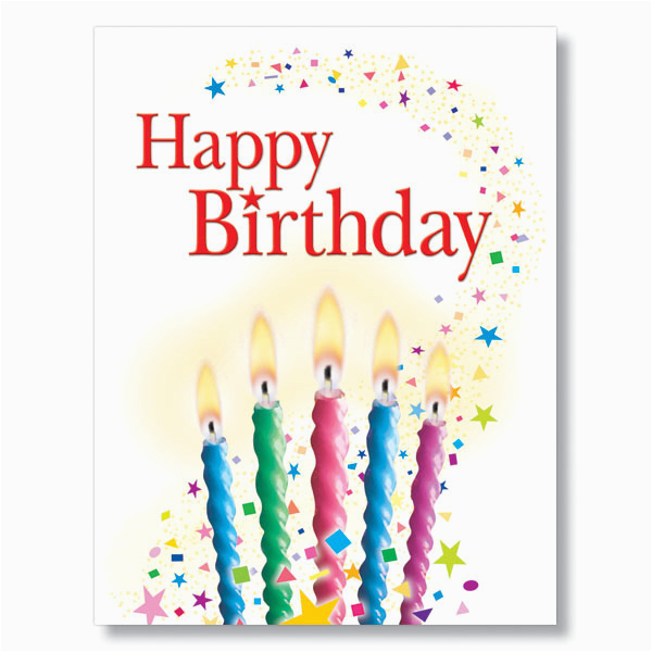 Birthday Cards Bulk order Candles and Confetti Birthday Card