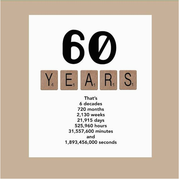 Birthday Cards for 60 Year Old Male 60th Birthday Card Milestone Birthday Card the Big 60