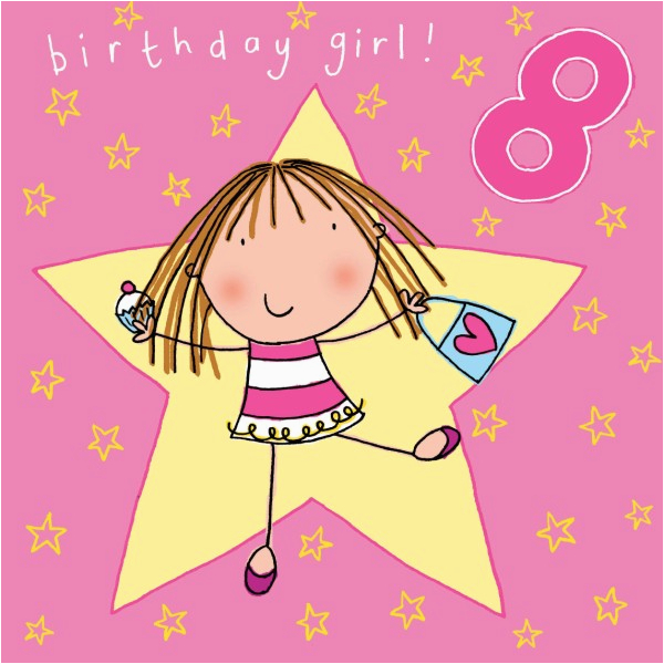 Birthday Cards for 8 Years Old Girl Happy Birthday 8 Year Old Card Happy Birthday Wishes