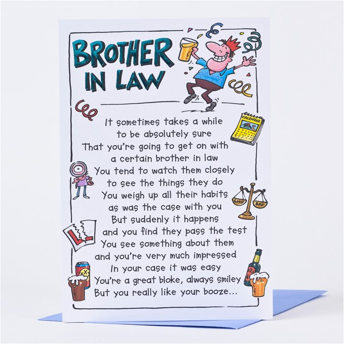 Birthday Cards for Brother In Law Free Birthday Card Boozy Brother In Law Only 89p