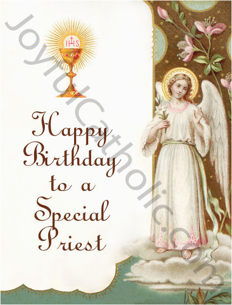 Birthday Cards for Catholic Priests Happy Birthday to A Special Priest Greeting Card