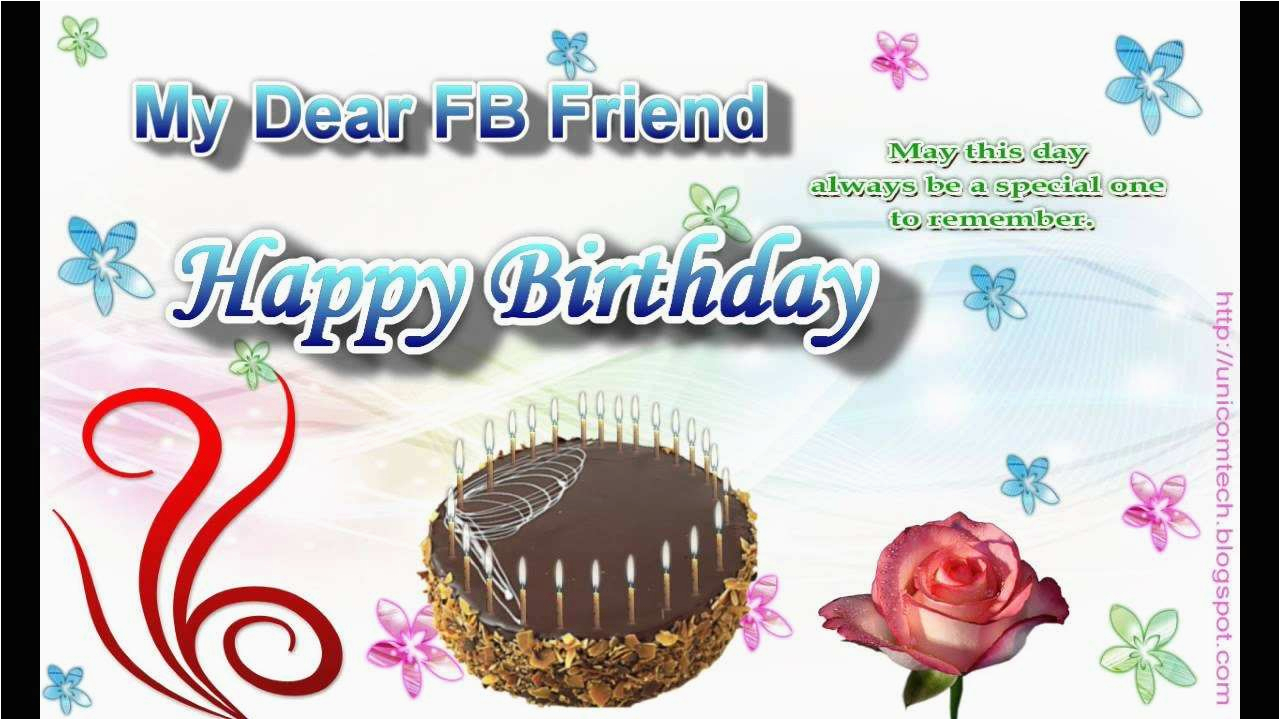 Birthday Cards for Fb Friends Birthday Greeting E Card to A Fb Friend Birthday Cards to